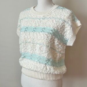 Vintage Pastel Popcorn Sweater